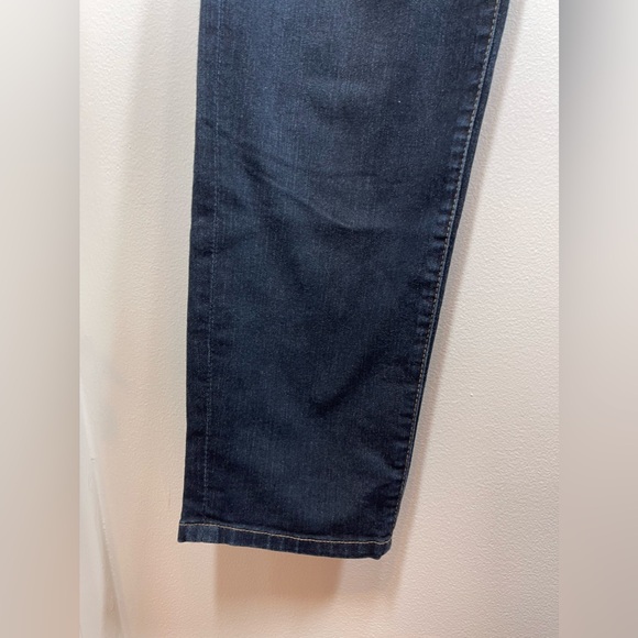 Liverpool Dark Blue Denim Abby Jeans Medium Rise Size 14/32 - Picture 4 of 11